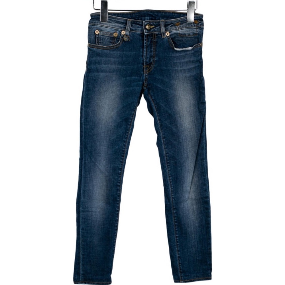 R13 Classic Blue Women's Jeans. Made in Italy.